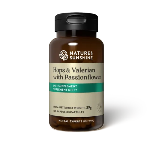 Hops & Valerian with Passionflower (100 kaps.)
